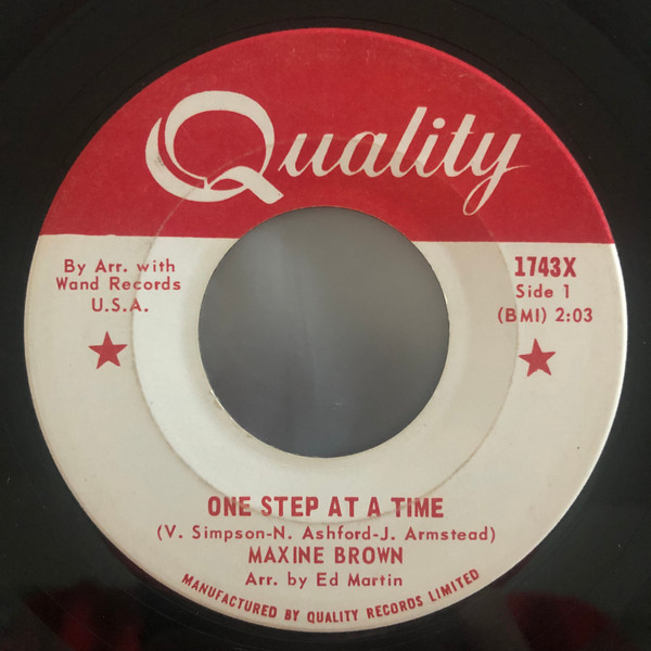 Maxine Brown – One Step At A Time / Anything For A Laugh (1965 