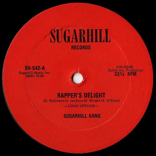 Sugarhill Gang – Rapper's Delight (1979, Red Label, Vinyl) -