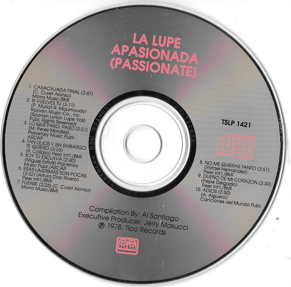 lataa albumi La Lupe - Apasionada Passionate