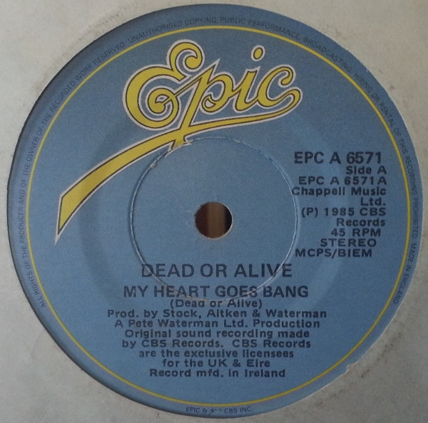 Dead Or Alive – Alive! (1985, Vinyl) - Discogs