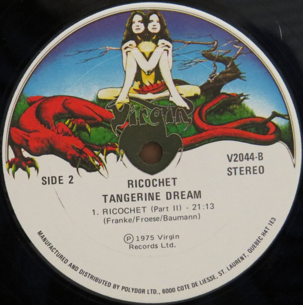 Tangerine Dream - Ricochet | Virgin (V 2044) - 5