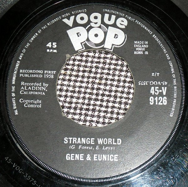 ladda ner album Gene & Eunice - Strange World The Vow