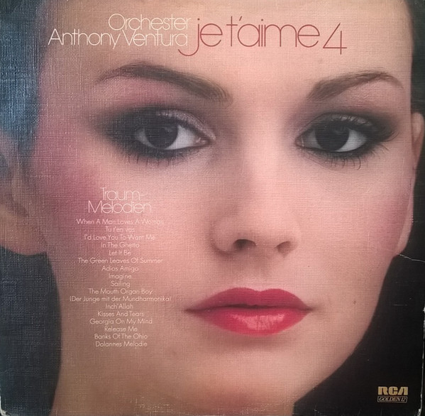 Обложка конверта виниловой пластинки Orchester Anthony Ventura - Je T'aime 4