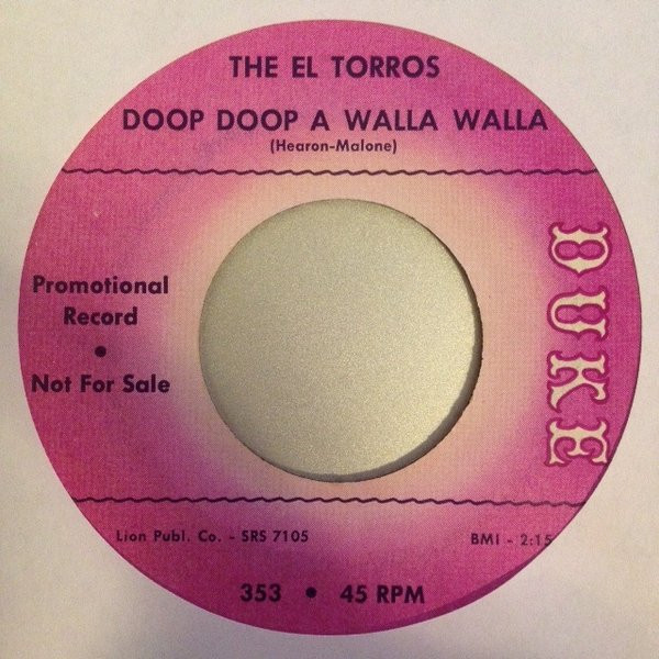 descargar álbum Download The El Torros - Doop Doop A Walla Walla Mamas Cookin album