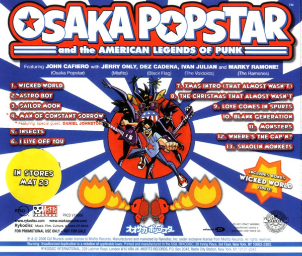 Osaka Popstar And The American Legends Of Punk (2006, CD