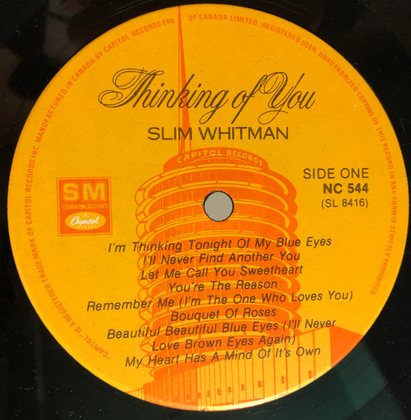 Slim Whitman - Thinking Of You | K-Tel (NC 544) - 3