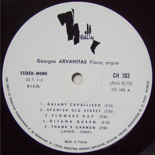 télécharger l'album Georges Arvanitas - Piano Orgue