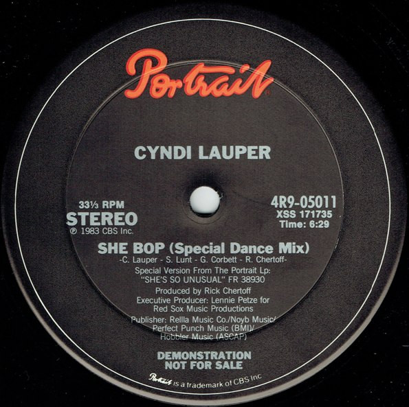 Cyndi Lauper – She Bop (1984, Vinyl) - Discogs