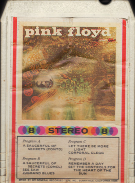 Pink Floyd 8 track Tape Collection 