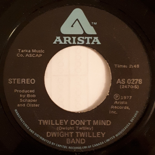 Dwight Twilley Band – Twilley Don't Mind (1977, Vinyl) - Discogs