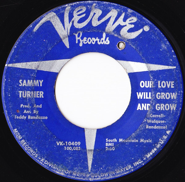 Album herunterladen Sammy Turner - Our Love Will Grow And Grow