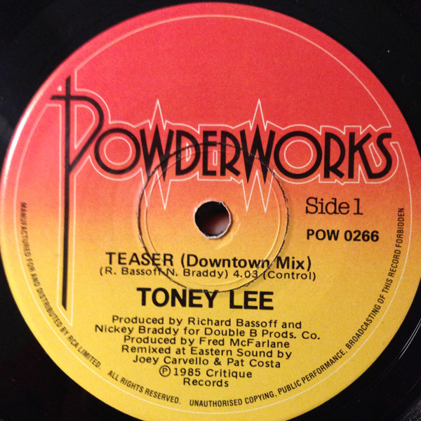 Toney Lee – Teaser (1985, Vinyl) - Discogs