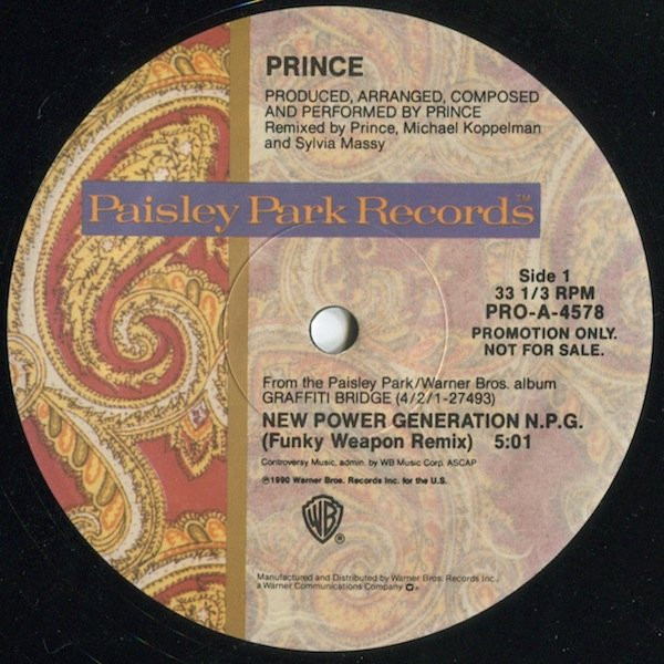 Prince – New Power Generation - Funky Weapon Remix (1991, CD 