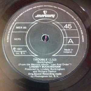 Lindsey Buckingham – Trouble (1981, Vinyl) - Discogs