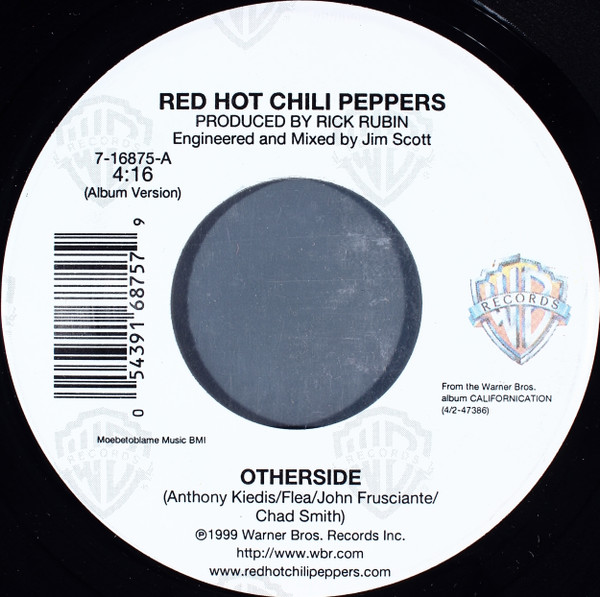 Red Hot Chili Peppers – Otherside (2000, Vinyl) - Discogs