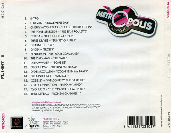 last ned album Download Various - Metropolis Flight 3 album