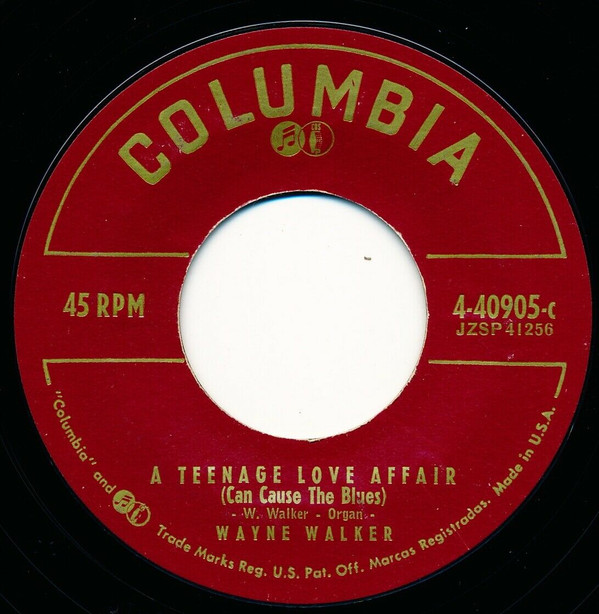 last ned album Wayne Walker - A Teenage Love Affair Can Cause The Blues