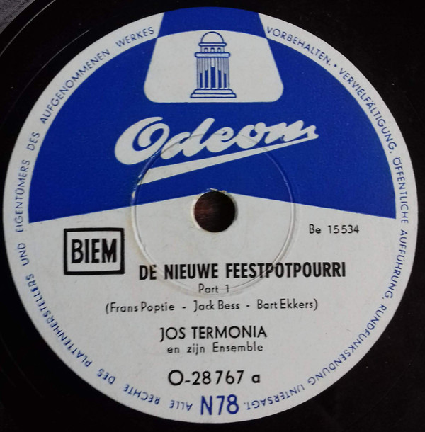 ladda ner album Jos Termonia - De Nieuwe Feestpotpourri