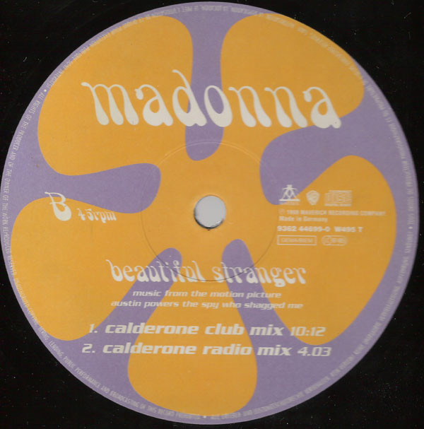 lataa albumi Madonna - Beautiful Stranger Music From The Motion Picture Austin Powers The Spy Who Shagged Me