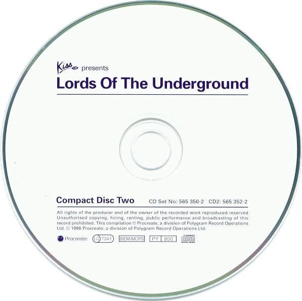 descargar álbum Various - Kiss Presents Lords Of The Underground