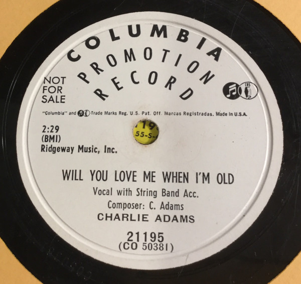 Album herunterladen Charlie Adams - Hey Liberace Will You Love Me When Im Old