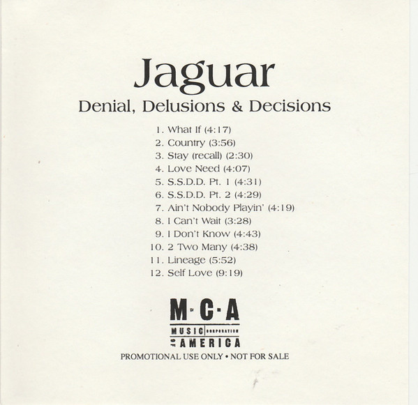 Jaguar Wright - Denials Delusions And Decisions | Releases | Discogs