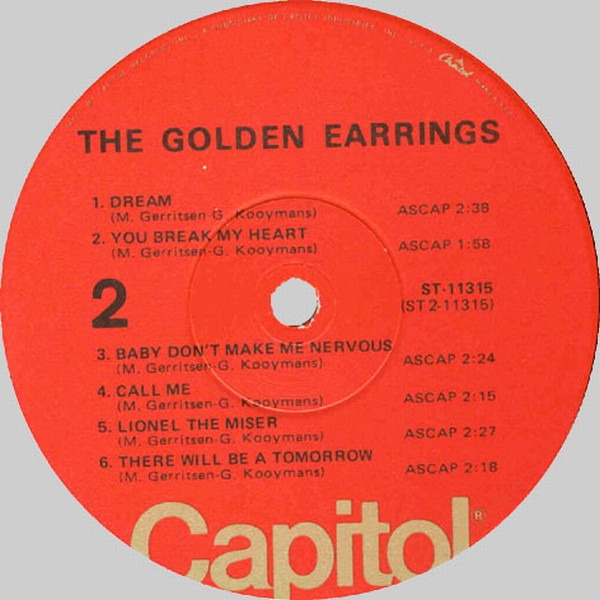 lataa albumi The Golden Earrings - The Golden Earrings