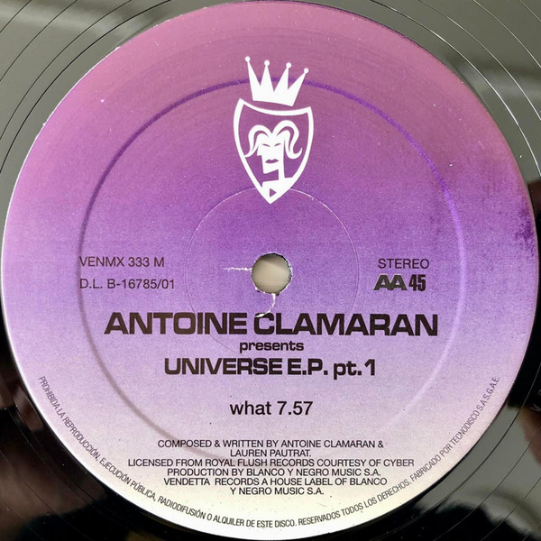ladda ner album Antoine Clamaran - Universe ep Pt 1
