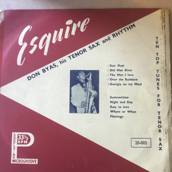 Don Byas – Tenor Saxophone Solos (1952, Vinyl) - Discogs