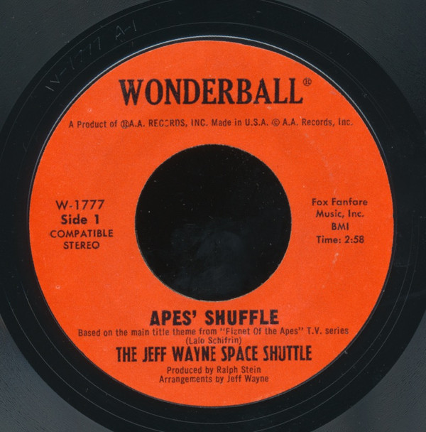 last ned album The Jeff Wayne Space Shuttle - Apes Shuffle Theme From Star Trek
