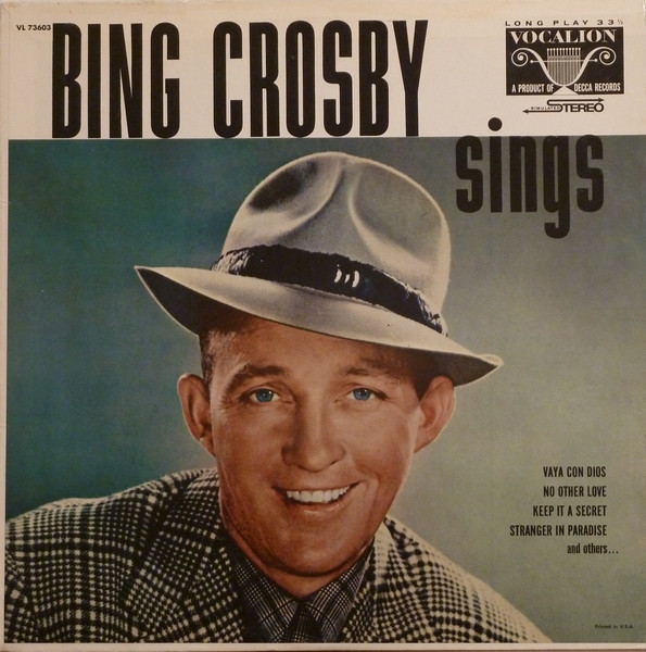 Bing Crosby – Bing Crosby Sings (Vinyl) - Discogs