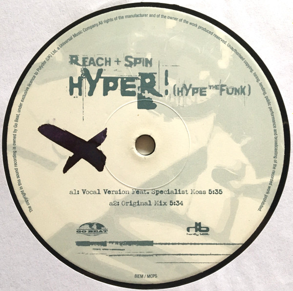 descargar álbum Reach & Spin - Hyper Hype The Funk