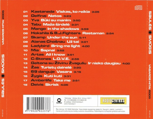 télécharger l'album Various - Saulės Smūgis Vasaros Hitai 2005