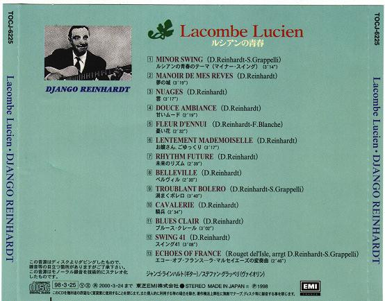 télécharger l'album Django Reinhardt - Lacombe Lucien
