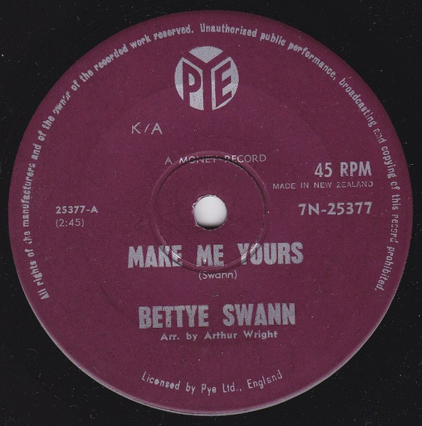 Bettye Swann – Make Me Yours (1967, Monarch Pressing, Vinyl) - Discogs