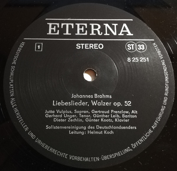 télécharger l'album Johannes Brahms - Liebeslieder Walzer Op 52 Op 65