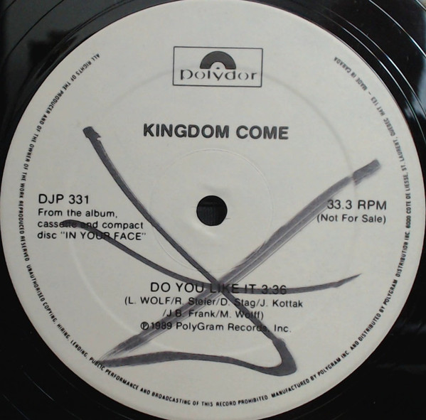Kingdom Come - Do You Like It | Releases | Discogs