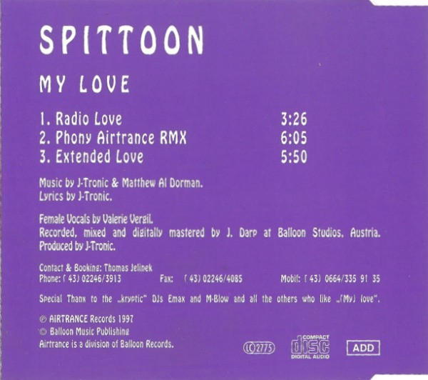 last ned album Spittoon - My Love