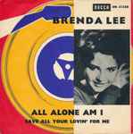 Cover of All Alone Am I, 1962, Vinyl