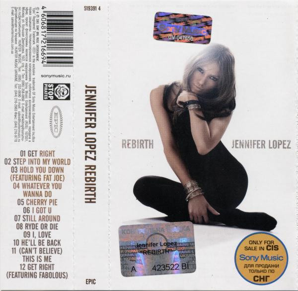 Jennifer Lopez – Rebirth (2005, Cassette) - Discogs