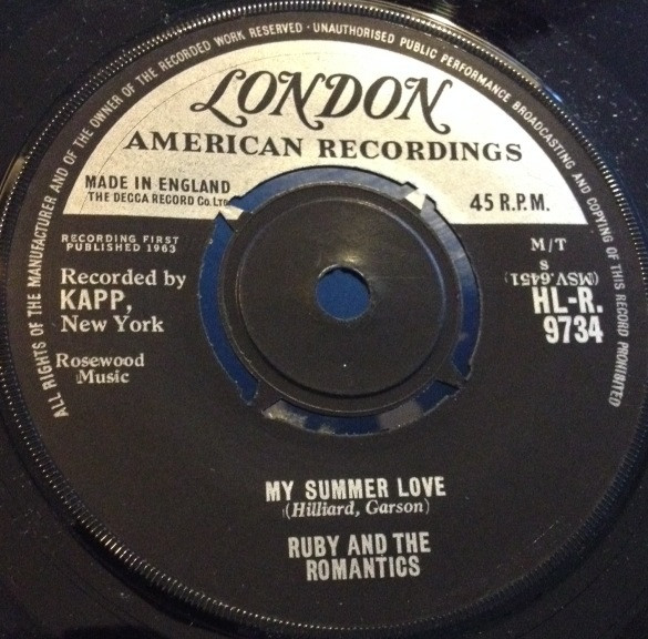 last ned album Ruby And The Romantics - My Summer Love Sweet Love And Sweet Forgiveness