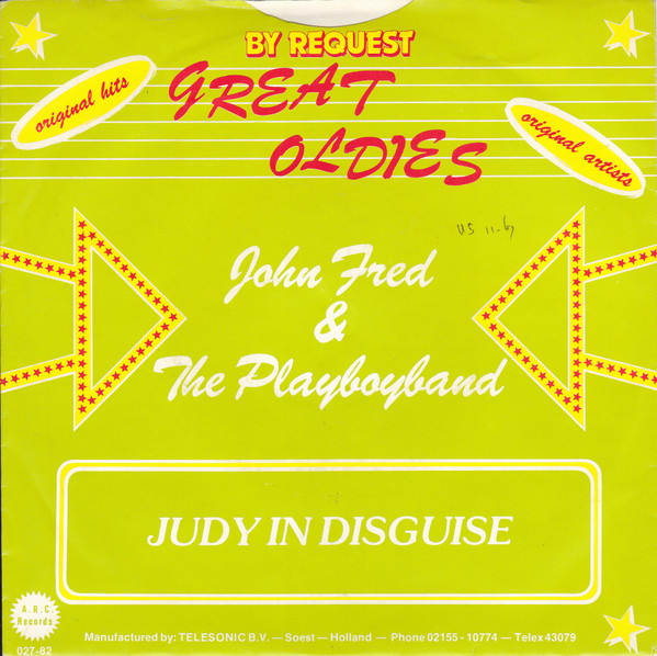 baixar álbum John Fred & His Playboy Band & Toussaint McCall - Judy In Disguise BW Nothing Takes The Place Of You