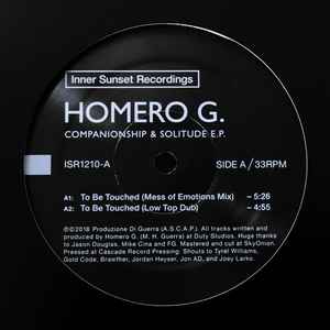 Homero G. - Companionship & Solitude E.P. album cover