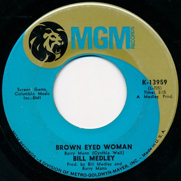 Bill Medley – Brown Eyed Woman (1968, Vinyl) - Discogs