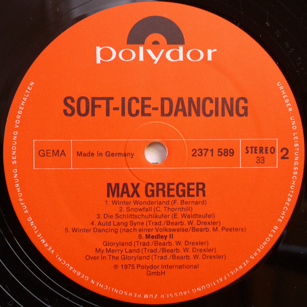 baixar álbum Max Greger - Soft Ice Dancing