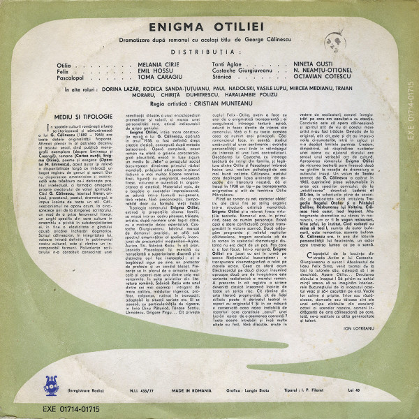 Album herunterladen Download George Calinescu - Enigma Otiliei album