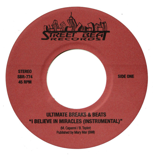 Ultimate Breaks & Beats – I Believe In Miracles (2008, Vinyl