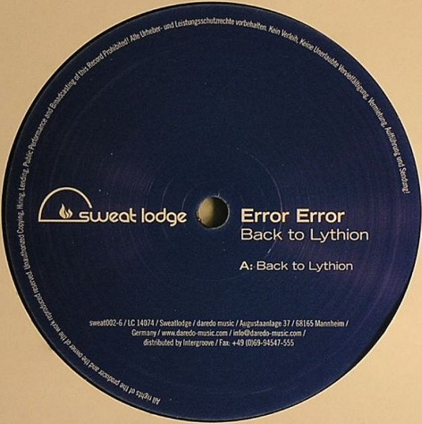 Album herunterladen Error Error - Back To Lythion