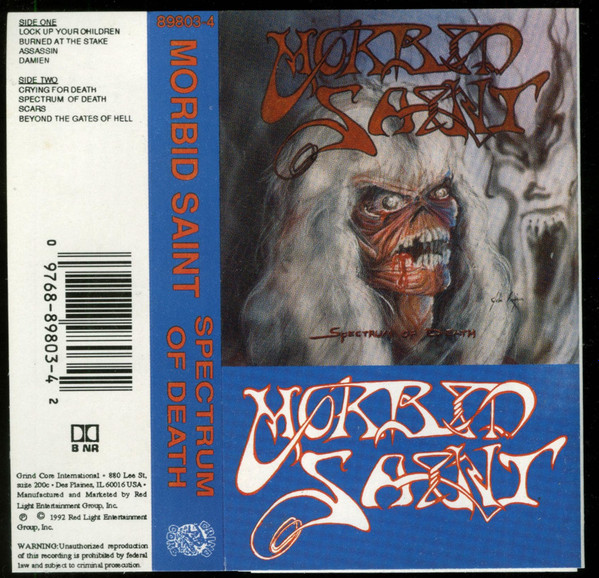 Morbid Saint – Spectrum Of Death (1992, Cassette) - Discogs