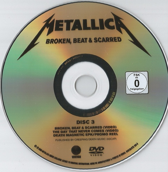 METALLICA メタリカ Broken Beat＆Scarred - CD